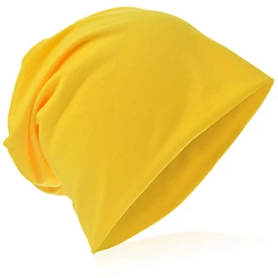 Abbildung von Beanie Unifarbe Gelb, one size