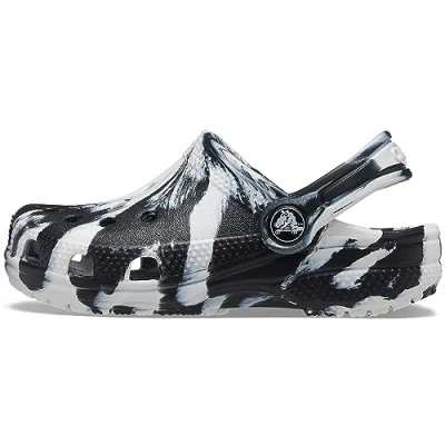 Abbildung von Crocs Classic Clog T Unisex Kinder Holzschuh, Black White, 22/23 EU