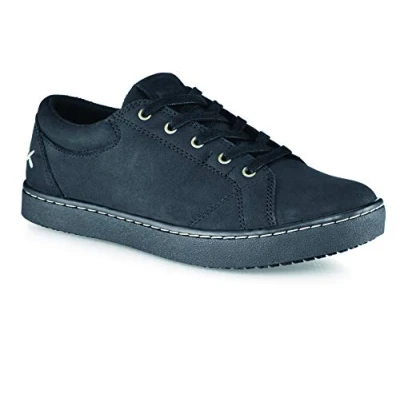 Abbildung von Shoes for Crews Schuhe Mavi Bequeme Lederschuhe, gepolsterte Einlegesohle, rutschhemmend, wasserabweisend OB, für Damen und Herren