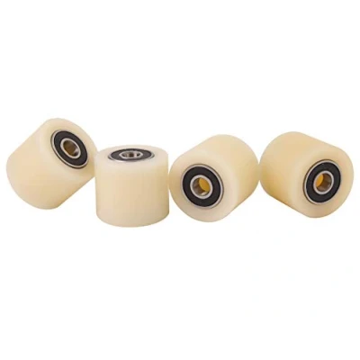 Abbildung von Smart Machines Nylon Rollen, 4 Stück, 35 mm Durchmesser, maschinenbearbeitet, verschiedene Breiten, hergestellt in der EU, 30 Wide,