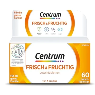 Abbildung von Centrum Frisch und Fruchtig, 60 St., die leckere Mikronährstoffversorgung für ganze Familie, Verpackung kann variieren