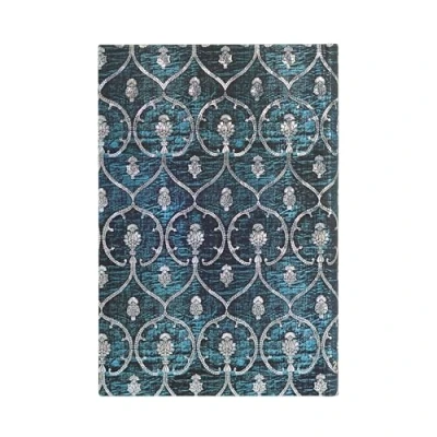 Abbildung von Paperblanks 12 Monatskalender 2024 Samtblau Horizontal Mini (95 x 140 mm)
