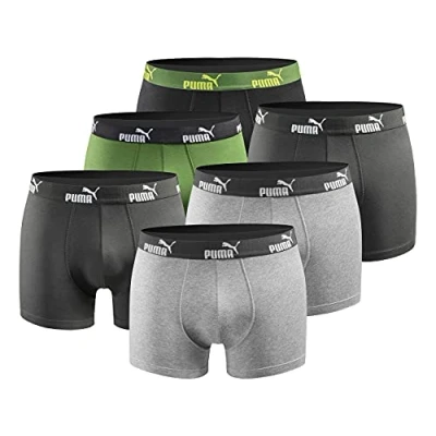 Abbildung von PUMA Herren Boxershort Limited Statement Edition 6er Pack Black Blue Yellow New Gr. XL