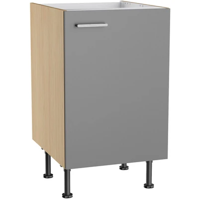 Abbildung von KOCHSTATION Spülenschrank "KS-Lucy" Breite 50 cm, mit 1 Tür, höhenverstellbare Füße, Soft-Close