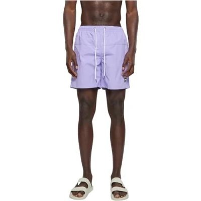 Abbildung von Urban Classics Block Badeshorts, Herren, Größe: Medium, Lavender
