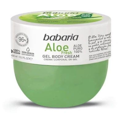 Abbildung von Babaria Crema Corporal en Gel Aloe Vera puro 100% 400ml