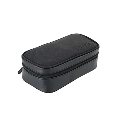 Abbildung von Nitro Pencil Case XL Inkl. Geo Dreieick &amp; Stundenplan, Federmäppchen, Schlampermäppchen, Faulenzer Box, Federmappe, Stifte Etui, Tough Black