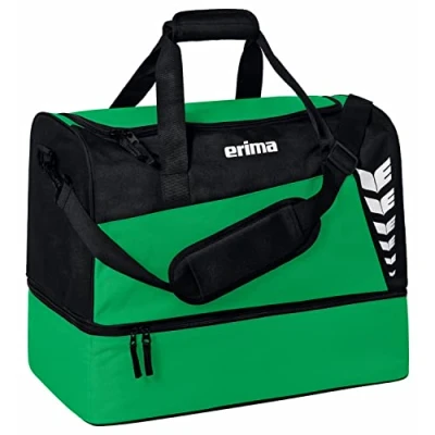 Abbildung von Erima Unisex Six Wings Sporttasche mit Bodenfach, smaragd/schwarz, S