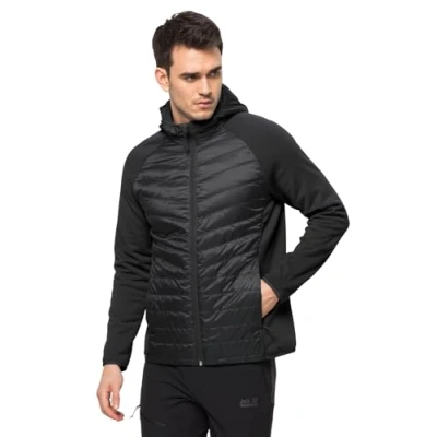 Abbildung von Jack Wolfskin Routeburn PRO Hybrid Übergangsjacke, Herren, Größe: Small, Black