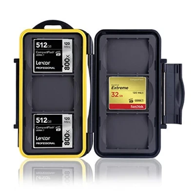 Abbildung von Ares Foto® MC CF6 Speicherkarten Schutzbox Memory Card Case Safe Aufbewahrung Für 6 Stück CF Karten Compact Flash Cards