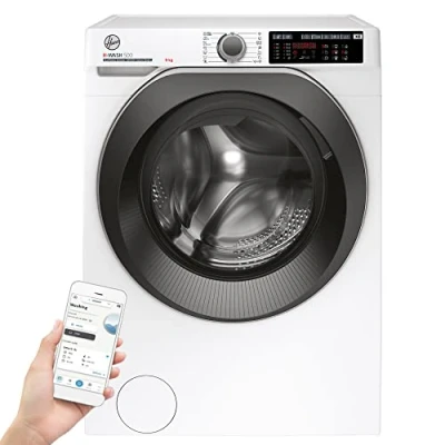 Abbildung von Hoover H WASH 500 HWQ 69AMBS Waschmaschine / 9kg 1600 U/Min. Eco Power Inverter Motor/ActiveSteam Dampffunktion/Mengenautomatik Plus/Aquastop/WLAN