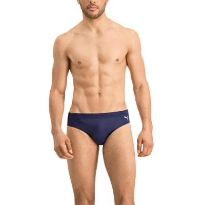 Abbildung von Puma SWIM MEN Classic Brief Badehose Slip, Herren, Größe: Small, Navy