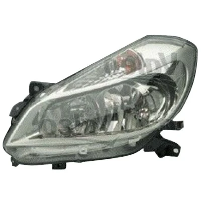 Abbildung von VALEO 043746 Scheinwerfer links H7, H1 Halogen transparent mit Abblendlicht für Rechtsverkehr ORIGINAL TEIL ohne Stellmotor LWR RENAULT: CLIO 3