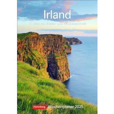 Abbildung von Irland Wochenplaner 2025 53 Blatt mit Zitaten und Wochenchronik: Landschafts Wandkalender zum Eintragen atemberaubenden Fotografien der ... Wand (Wochenplaner Harenberg)