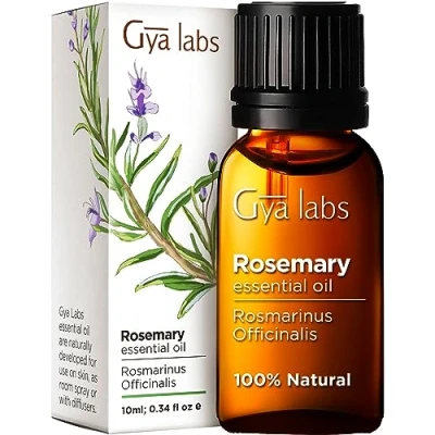 Abbildung von Gya Labs Ätherische Rosmarinöl für Haare 100% Reines Natürliches Haut, Diffusor, Körper und Kerzenherstellung (10 ml)