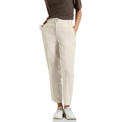 Abbildung von Street One Damen A378743 Leinen Chino im Casual Fit, Moonstone Sand, 44