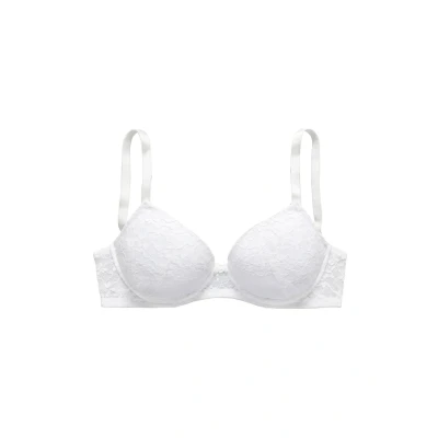Abbildung von Vivance Push up BH, mit Bügel aus zarter Spitze in blumiger Optik, sexy Dessous