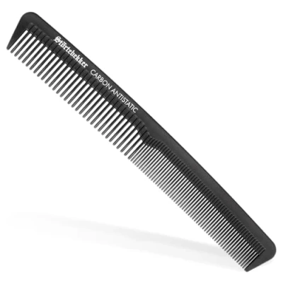 Abbildung von NEU: Störtebekker® Premium Haarkamm Herren Bruchfester Kamm zweiseitig Carbon Männer feine und gröbere Seite 18,5cm Antistatischer Haar Haarschneidekamm Hair Comb