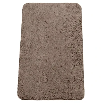 Abbildung von Brandsseller Badematte 60x90 cm Badteppich Badvorleger Badezimmerteppich Duschvorleger Taupe