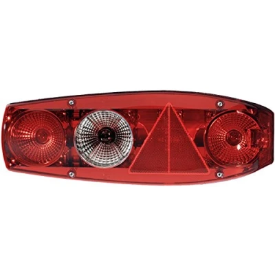 Abbildung von HELLA 2VA 341 419 061 Heckleuchte rechts schwarz/grau für Anhänger, mit Glühlampen