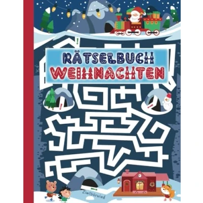 Abbildung von Rätselbuch Weihnachten für Kinder ab 5 Jahren Labyrinthe Fehler finden von Punkt zu Schwungübungen: Komplett farbiges Buch und tolle ... Malen, Basteln, Spielen Lesen)