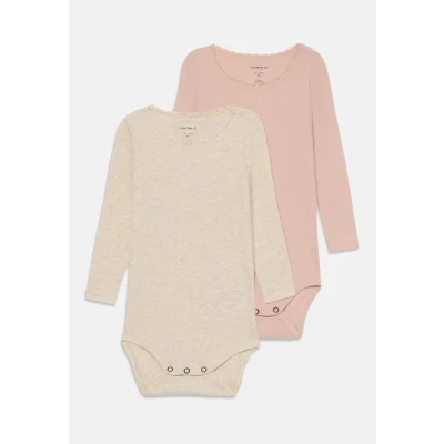 Abbildung von Name it 2 PACK Body für Kinder, Größe: 56, Peyote melange/rose