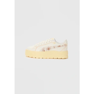 Abbildung von Puma Karmen II Crafted Flowers Sneaker low Warm whitealmost apricot, Damen, Größe: 40, white almost apricot Schuhe