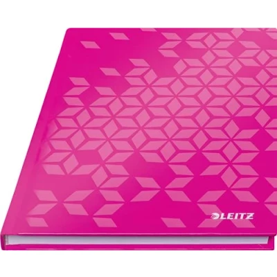 Abbildung von Leitz 46281023 Notizbuch WOW, A5, kariert, pink metallic