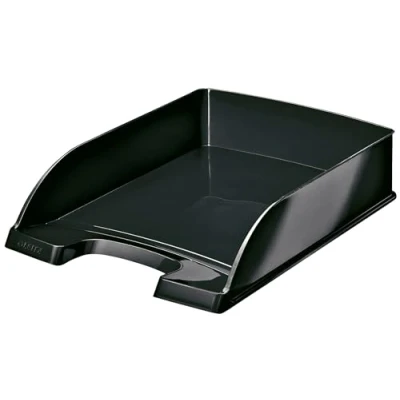Abbildung von Leitz Briefkorb, A4, 5er Pack, Schwarz, WOW Serie, 52263095