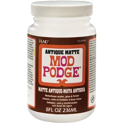 Abbildung von Mod Podge Wasserbasierende Versiegelung Kleber, und Finish, transparent Antik Optik, matt, Synthetic Material, durchsichtig, 5.8 x 9.7 cm