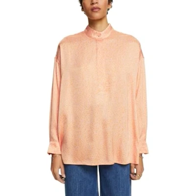 Abbildung von Esprit Bedruckte Bluse, Damen, Größe: Large, Pastel orange