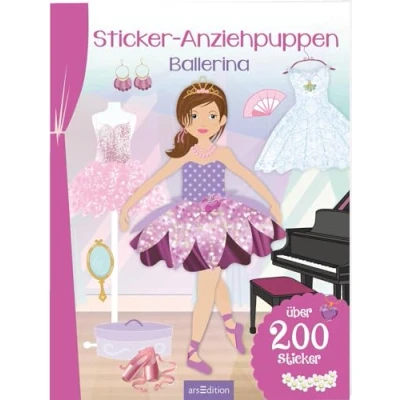 Abbildung von Sticker Anziehpuppen Ballerina: Über 200 Coole Styles für Modefans ab 5 Jahren