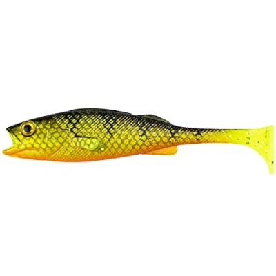 Abbildung von LMAB KØFI (KÖFI) Perch Shad 14 cm Zanderköder/Hechtköder Farbe Natural