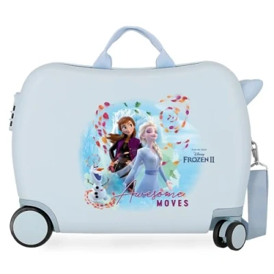 Abbildung von Disney Frozen Die Eiskönigin Awesome Moves Kinder Koffer Blau 50x38x20 cms Hartschalen ABS Kombinationsschloss 34L 2,1Kgs 4 Räder Handgepäck