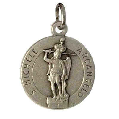 Abbildung von MEDAILLE DES HEILIGEN ERZENGELS MICHAEL (STATUE VEREHRT IM HEILIGTUM MICHAEL) 100% Made in Italy