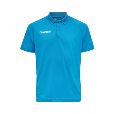 Abbildung von Hummel Hmlpromo Poloshirt für Kinder, Größe: 104, Diva blue