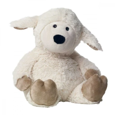 Abbildung von Wärme Stofftier Beddy Bear Schaf beige