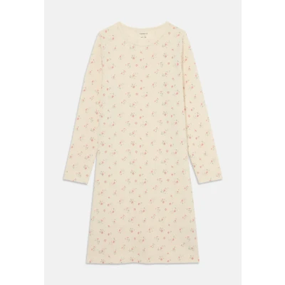 Abbildung von Name it Nkfnightgown Flower NOOS Nachtwäsche Shirt für Kinder, Größe: 134/140, Turtledove
