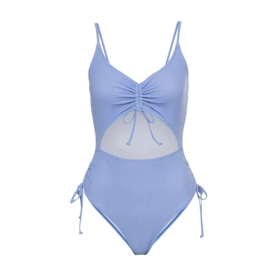 Abbildung von Lascana LSCN BY Badeanzug, Damen, Größe: 36xC/D, Smoky blue