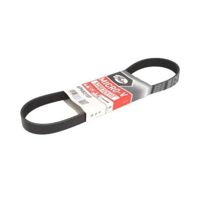 Abbildung von GATES Micro V Stretch Fit 6PK831SF Keilrippenriemen 831 6 PA (Polyamid), EPDM (Ethylen Propylen Dien Kautschuk) FORD: Transit Mk5 Platform / Chassis