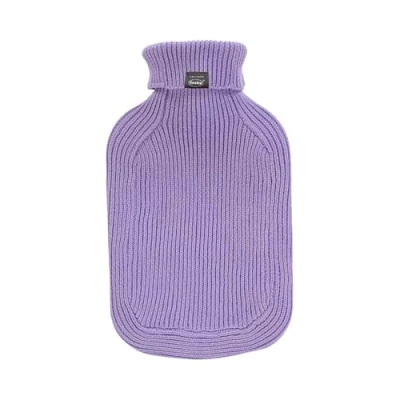 Abbildung von Fashy Wärmflasche mit Rollkragen Strickbezug flieder 2 L