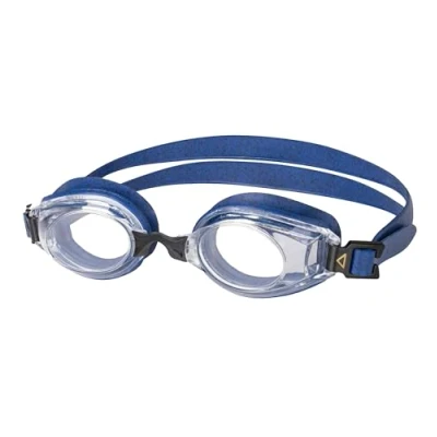 Abbildung von Aqua Speed Lumina Optische Schwimmbrille mit Sehstärke Dioptrien: 1,5 bis 8,0 Anti Fog super Paßform incl 5X Nasensteg und Stabiler Box, Größe: 2.0, Farbe:Lumina/Azure Dotted/ungetönt