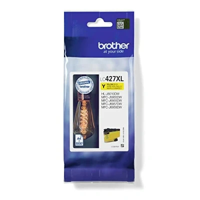 Abbildung von Brother Original Tintenpatrone LC 427XLY Gelb für ca. 5.000 Seiten, MFC J5955DW, J6955DW, J6957DW, HL J6010DW, XL Patrone