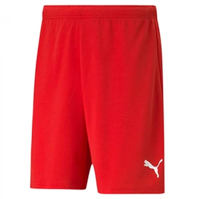 Abbildung von puma Herren Teamrise Shorts, Red White, XXL EU