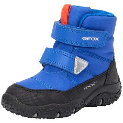 Abbildung von Geox Baltic BOY ABX Snowboot/Winterstiefel für Kinder, Größe: 23, Royal/orange Schuhe