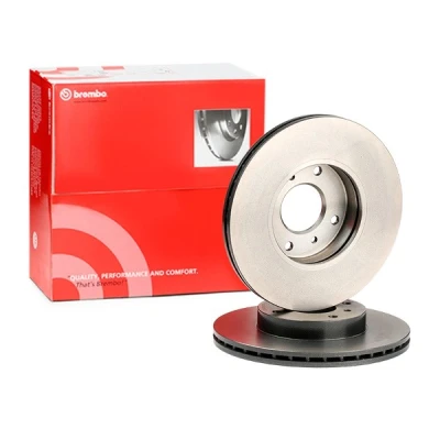 Abbildung von BREMBO COATED DISC LINE 09.5254.21 Bremsscheibe 280 22 4 innenbelüftet beschichtet NISSAN: Almera II Hatchback, 200SX, 2 Limousine