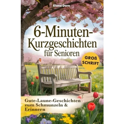 Abbildung von 6 Minuten Kurzgeschichten für Senioren: Gute Laune Geschichten zum Schmunzeln &amp; Erinnern in Großschrift beste Lesbarkeit