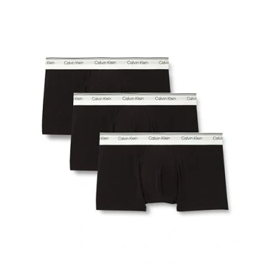 Abbildung von Calvin Klein Herren Surge 3Pk Low Rise Trunk, Black (Black), S