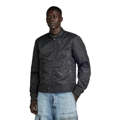 Abbildung von G STAR RAW Herren Biker Jacke, Schwarz (dk black D24281 C143 6484), M