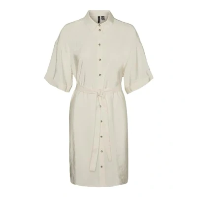 Abbildung von VERO MODA Women&#039;s VMQUEENY S/S Short Shirt Dress WVN GA Kleid, Birch, L